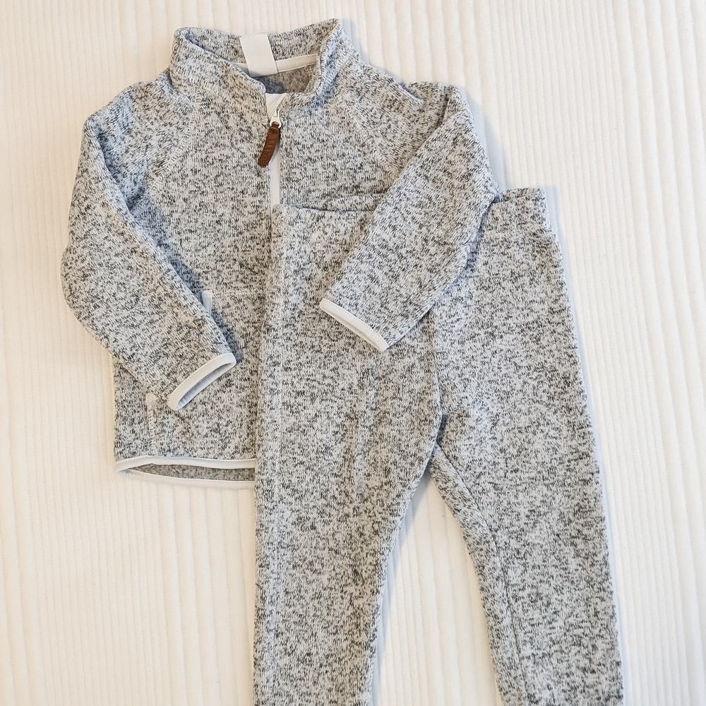 H&M Cozy Gray Two-Piece Set